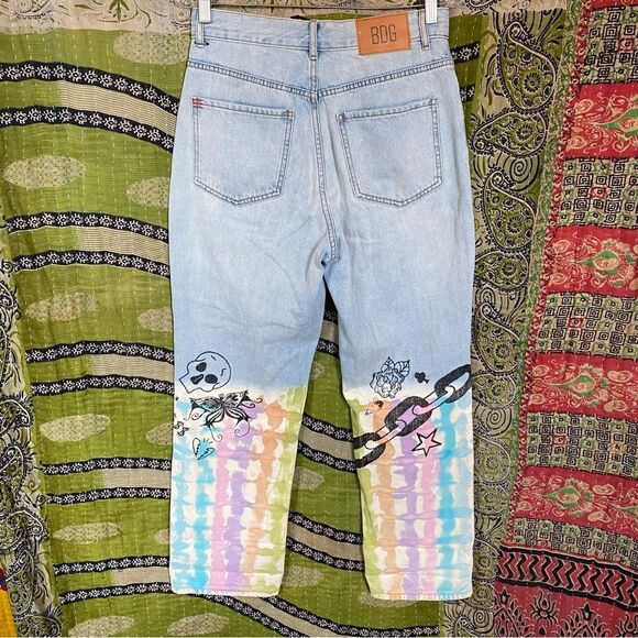 Urban Outfitters BDG High-Waisted Isabel Design Cowboy Jeans Size 28 - Picture 9 of 16